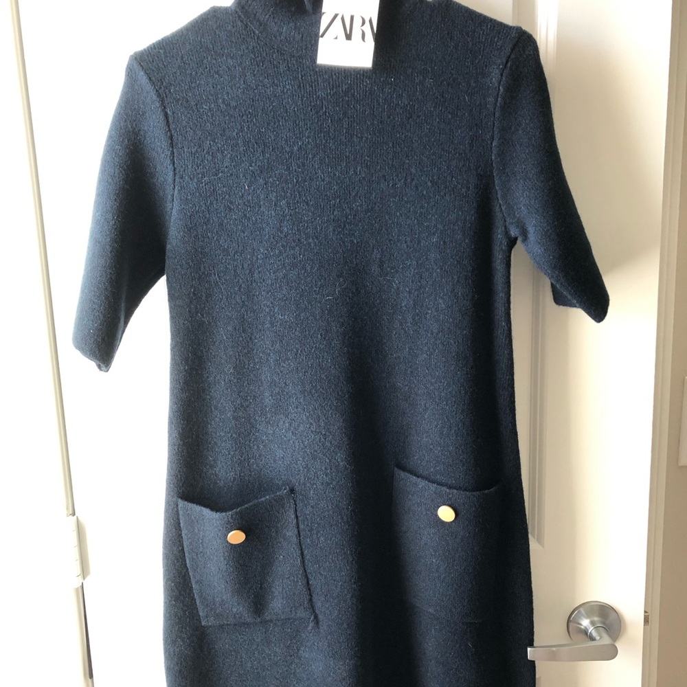 Zara Navy Dress